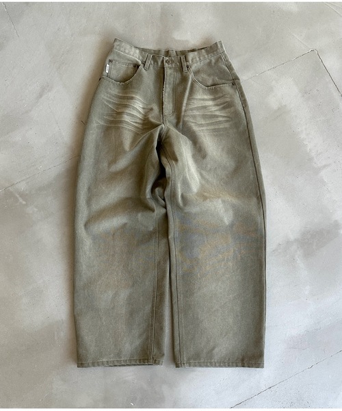 Perushu（ペルーシュ）の「高密度ダックワイドパンツ/セットアップ着用可（その他パンツ・メンズ・ブラウン/ブラック/ダークブラウン/ネイビー・SMALL/MEDIUM/LARGE）」の3枚目の写真