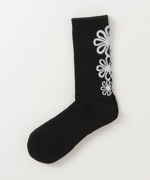 ROYAL FLASH(ロイヤルフラッシュ)の「DIGITAL GROUPI3/デジタル・グルーピスリー/PEARLZ SOCKS(ソックス/靴下・メンズ・ホワイト/ブラック・F)」の1枚目の写真