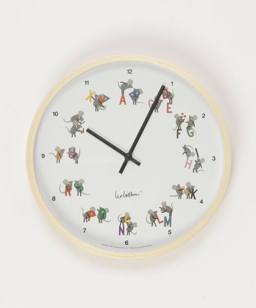COMMON WARE（コモンウェアー）の「EC:LEO LIONNI WALL CLOCK / レオレオニ ウォールクロック（掛け時計・レディース・ホワイト・FREE）」の5枚目の写真