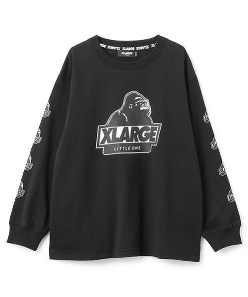 袖ロゴスランテッドOGゴリラ長袖Tシャツ（Tシャツ/カットソー）｜XLARGE KIDS（エクストララージキッズ）