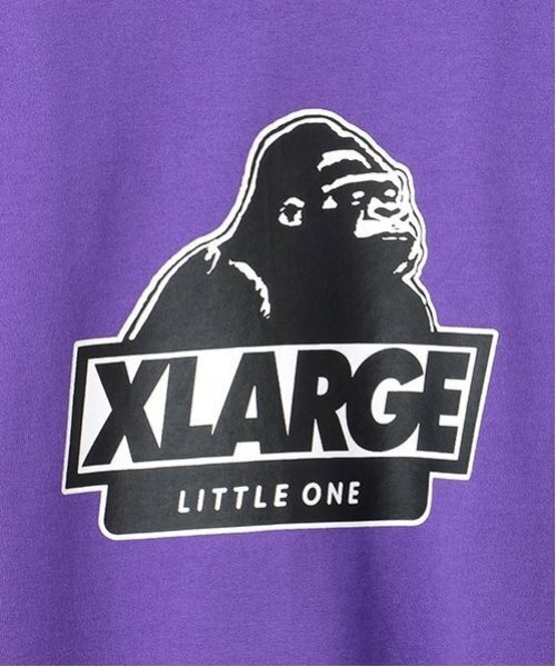 XLARGE KIDS（エクストララージキッズ）の「袖ロゴスランテッドOGゴリラ長袖Tシャツ（Tシャツ/カットソー・キッズ・ブラック/ホワイト/パープル/イエロー・80ｃｍ/90cm/100cm/110cm/120cm/130cm/140cm）」の15枚目の写真