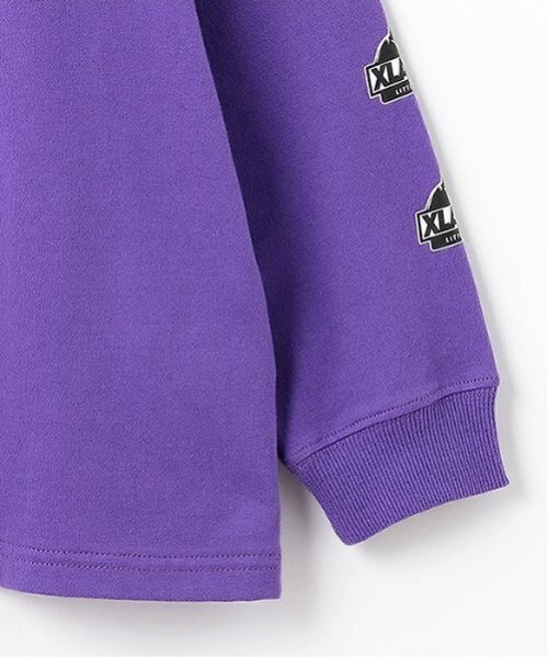 XLARGE KIDS（エクストララージキッズ）の「袖ロゴスランテッドOGゴリラ長袖Tシャツ（Tシャツ/カットソー・キッズ・ブラック/ホワイト/パープル/イエロー・80ｃｍ/90cm/100cm/110cm/120cm/130cm/140cm）」の18枚目の写真