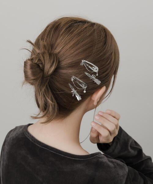 SMELLY（スメリー）の「スターモチーフメタル4セットピン（ヘアピン・レディース・シルバー・-）」の3枚目の写真
