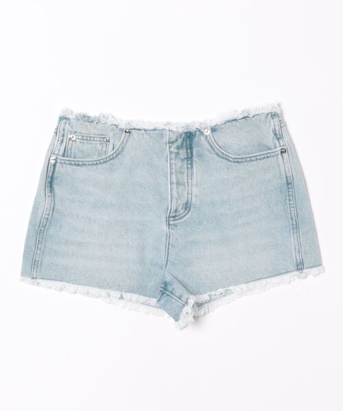 【セール】フレイドデニム ショートパンツ（デニムパンツ）｜MICHAEL KORS（マイケルコース）