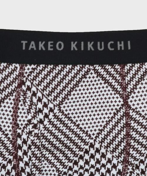 TAKEO KIKUCHI(タケオキクチ)の「◆グレンチェック ボクサーパンツ(ボクサーパンツ・メンズ・ネイビー/レッド系1・03/02)」の4枚目の写真