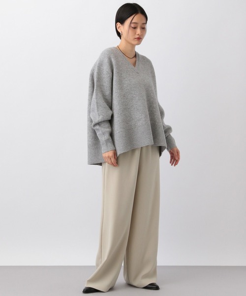 A part by（アパートバイ）の「ジョーゼットイージーパンツ（その他パンツ・レディース・ブラック/ベージュ・FREE）」の9枚目の写真