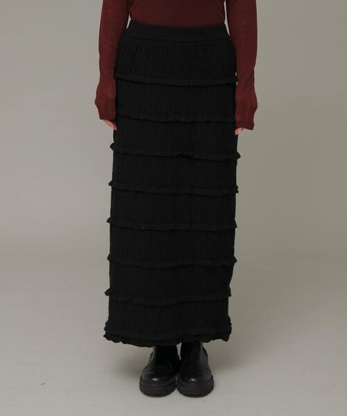 URBAN RESEARCH Sonny Label(アーバンリサーチサニーレーベル)の「ニットレースイージースカート(スカート・レディース・ブラック/アイボリー・FREE)」の16枚目の写真