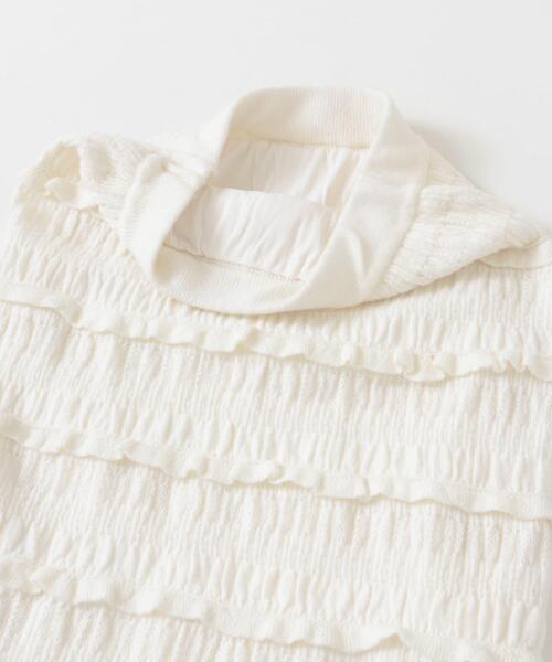 URBAN RESEARCH Sonny Label(アーバンリサーチサニーレーベル)の「ニットレースイージースカート(スカート・レディース・ブラック/アイボリー・FREE)」の4枚目の写真