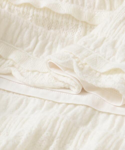URBAN RESEARCH Sonny Label(アーバンリサーチサニーレーベル)の「ニットレースイージースカート(スカート・レディース・ブラック/アイボリー・FREE)」の7枚目の写真