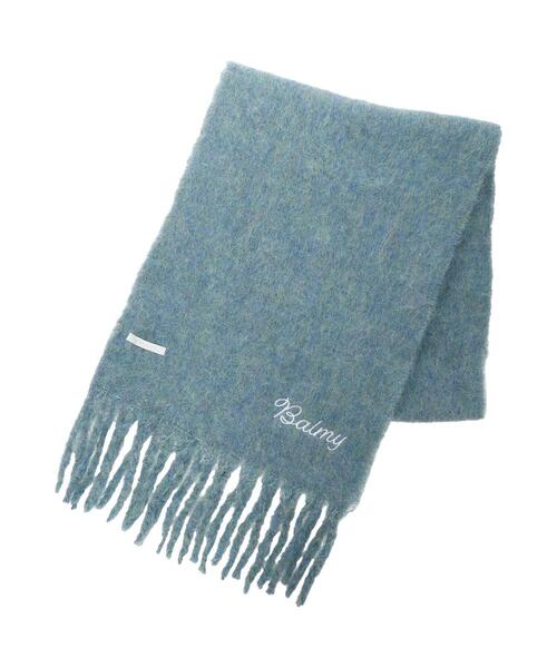 ehka sopo（エヘカソポ）の「刺繍入りマフラー（ストール/ショール・レディース・キナリ/サックスブルー/オレンジ・F）」の18枚目の写真