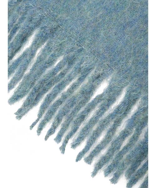 ehka sopo（エヘカソポ）の「刺繍入りマフラー（ストール/ショール・レディース・キナリ/サックスブルー/オレンジ・F）」の21枚目の写真