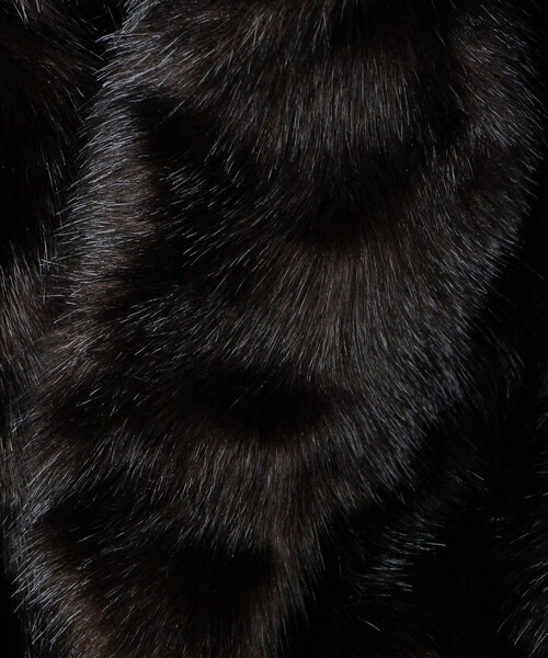 Firsthand(ファーストハンド)の「The Garment/ザ ガーメント Dixie Coat / 20765 / ショールカラーファージャケット(ブルゾン・レディース・ブラウン・6)」の6枚目の写真