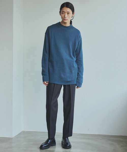 セール】【2way】ルーズリバーシブルカラーニット（ニット