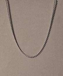 <先着・数量限定BOX付>【SV】ボールチェーンネックレス <全長約50cm>/ユニセックス