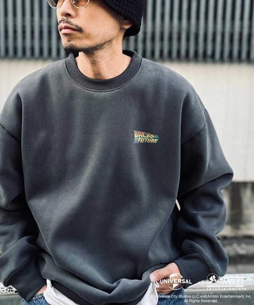 Right-on（ライトオン）の「ムービープリントスウェット（スウェット・メンズ・ブルー/ブラック×グレー/サックスブルー/ブラック/ブラック×イエロー/グレー・M/XL/L/XXL）」の2枚目の写真