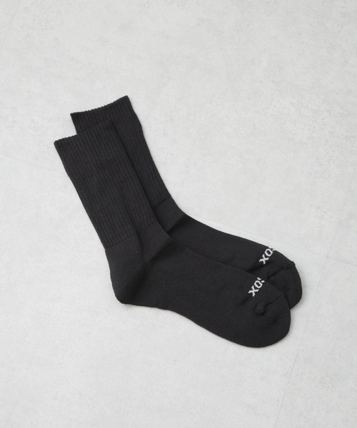 NANO universe（ナノユニバース）の「VIB SOX/RIB SOX（ソックス/靴下・メンズ・ホワイト/ブラック/オリーブ/イエロー/ブルー・L）」の2枚目の写真