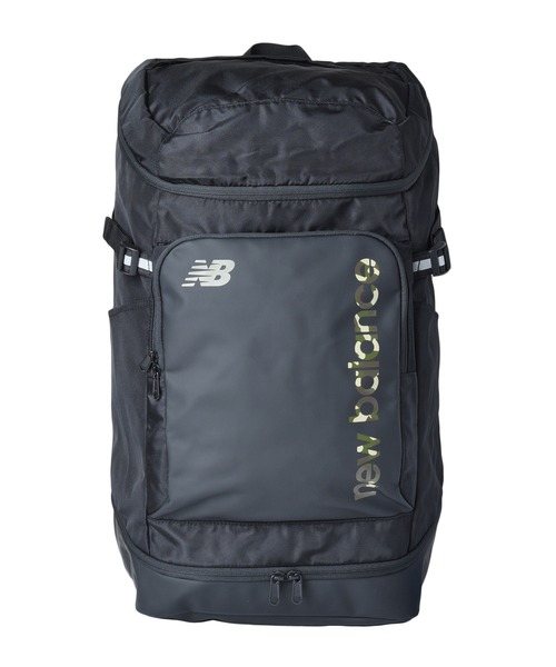 NEW BALANCE（ニューバランス）の「トップローディングバックパック 40L（バックパック/リュック・メンズ・ブラック/グリーン系カモフラージュ/ブラック×ホワイト・ONE SIZE）」の3枚目の写真