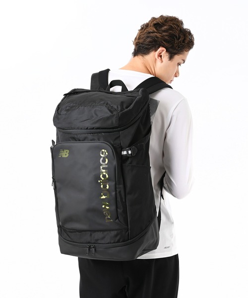 NEW BALANCE（ニューバランス）の「トップローディングバックパック 40L（バックパック/リュック・メンズ・ブラック/グリーン系カモフラージュ/ブラック×ホワイト・ONE SIZE）」の21枚目の写真