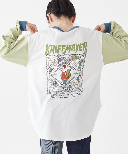 KRIFF MAYER Lady's Collection(クリフメイヤーレディースコレクション)の「クリフラビットチュニック(Tシャツ/カットソー・レディース・オフホワイト/グレー/ブラック/レッド/カラフル・MEDIUM/LARGE)」の5枚目の写真