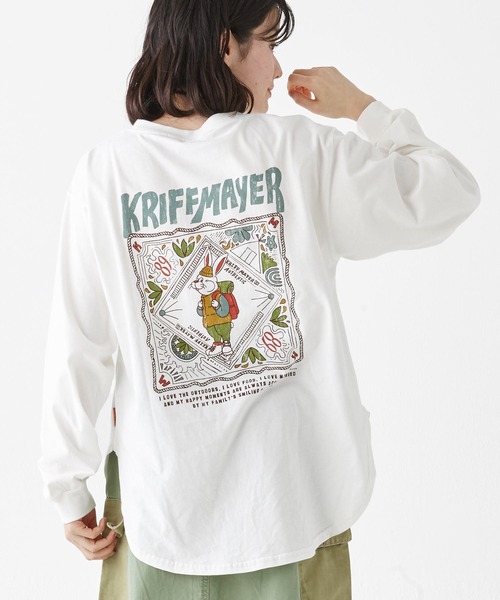 KRIFF MAYER Lady's Collection(クリフメイヤーレディースコレクション)の「クリフラビットチュニック(Tシャツ/カットソー・レディース・オフホワイト/グレー/ブラック/レッド/カラフル・MEDIUM/LARGE)」の6枚目の写真