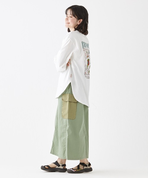 KRIFF MAYER Lady's Collection(クリフメイヤーレディースコレクション)の「クリフラビットチュニック(Tシャツ/カットソー・レディース・オフホワイト/グレー/ブラック/レッド/カラフル・MEDIUM/LARGE)」の11枚目の写真