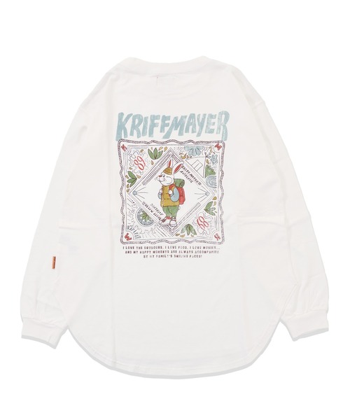 KRIFF MAYER Lady's Collection(クリフメイヤーレディースコレクション)の「クリフラビットチュニック(Tシャツ/カットソー・レディース・オフホワイト/グレー/ブラック/レッド/カラフル・MEDIUM/LARGE)」の19枚目の写真