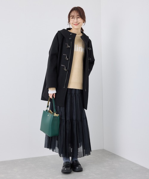 ROPE' PICNIC（ロペピクニック）の「ロゴジャガードニットプルオーバー（ニット/セーター・レディース・ベージュ/グレー/ピンク・38）」の5枚目の写真