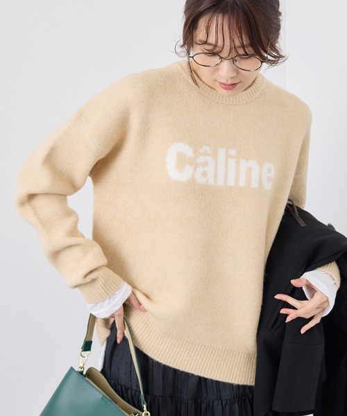 ROPE' PICNIC（ロペピクニック）の「ロゴジャガードニットプルオーバー（ニット/セーター・レディース・ベージュ/グレー/ピンク・38）」の20枚目の写真