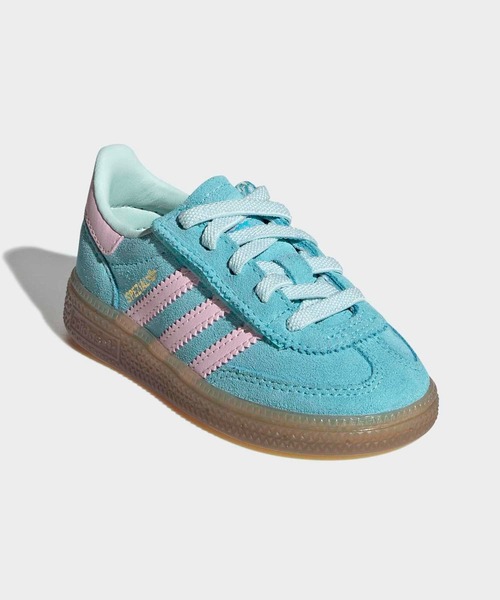 adidas（アディダス）の「ハンドボール スペツィアル コンフォートクロージャー 伸縮シューレース キッズ / Handball Spezial Comfort Closure Elastic Lace Kids / アディダスオリジナルス adidas Originals（スニーカー・キッズ・ライトブルー/ブラック/ネイビー/ピンク・11cm/12cm/13.0cm/14.0cm/15.0cm/16.0cm）」の7枚目の写真