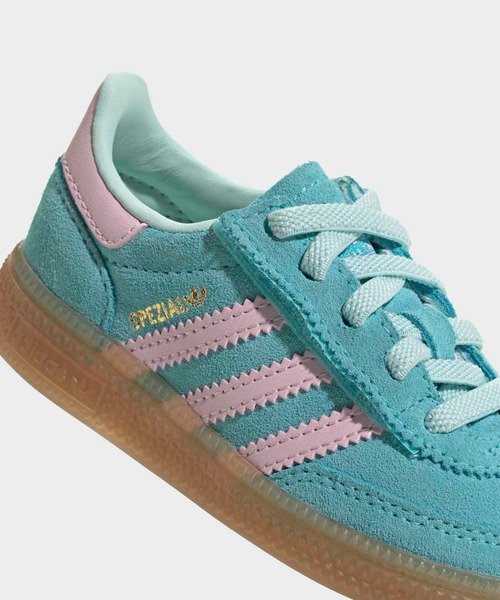 adidas（アディダス）の「ハンドボール スペツィアル コンフォートクロージャー 伸縮シューレース キッズ / Handball Spezial Comfort Closure Elastic Lace Kids / アディダスオリジナルス adidas Originals（スニーカー・キッズ・ライトブルー/ブラック/ネイビー/ピンク・11cm/12cm/13.0cm/14.0cm/15.0cm/16.0cm）」の10枚目の写真