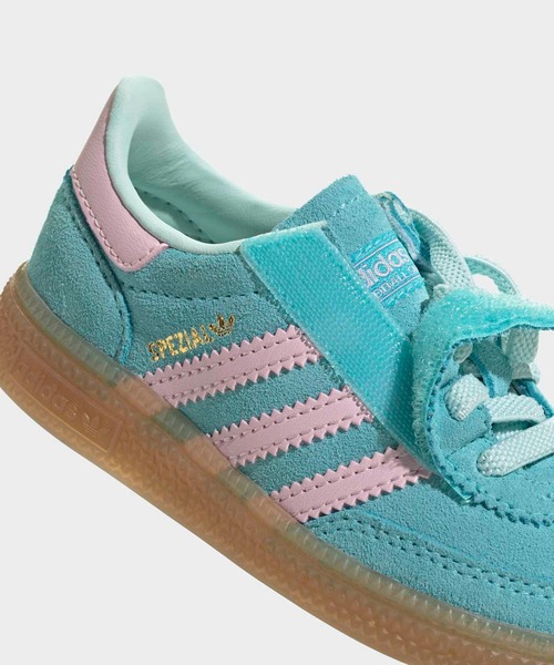 adidas（アディダス）の「ハンドボール スペツィアル コンフォートクロージャー 伸縮シューレース キッズ / Handball Spezial Comfort Closure Elastic Lace Kids / アディダスオリジナルス adidas Originals（スニーカー・キッズ・ライトブルー/ブラック/ネイビー/ピンク・11cm/12cm/13.0cm/14.0cm/15.0cm/16.0cm）」の11枚目の写真