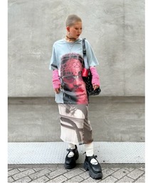 Desigual | マイクロチュール ミディ丈スカート(スカート)