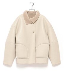 LUKU nari（ルクナーリ）の「リバーシブルボアブルゾン（ブルゾン）」