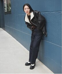 LUKU nari（ルクナーリ）の「リバーシブルボアブルゾン（ブルゾン）」