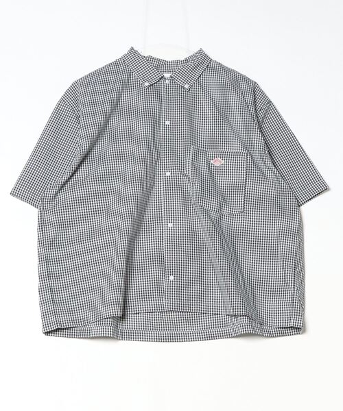 DANTON/ダントン　ドットボタンボタンダウンシャツ　DOT BUTTON B.D. SHIRT SHORT SLEEVE　DT-B0336 POD