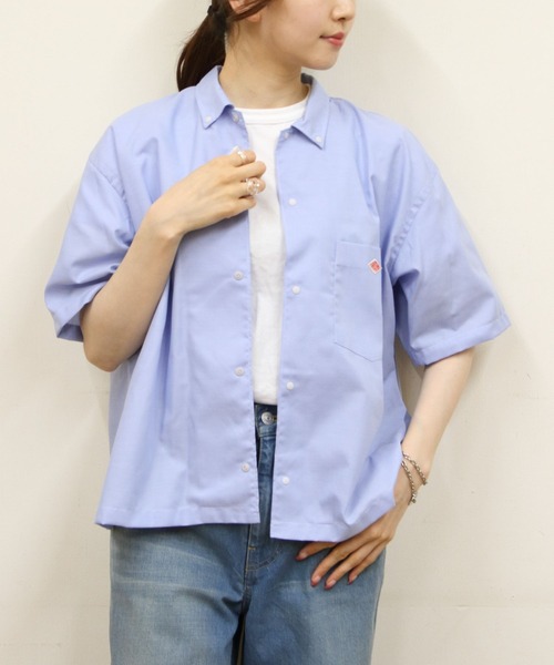 DANTON/ダントン ドットボタンボタンダウンシャツ DOT BUTTON