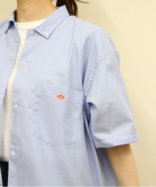 DANTON/ダントン ドットボタンボタンダウンシャツ DOT BUTTON