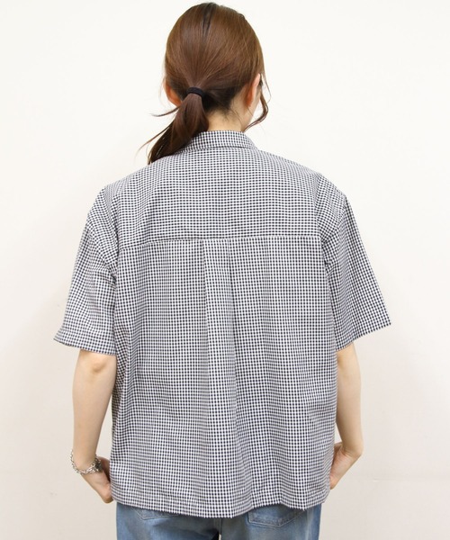 DANTON/ダントン　ドットボタンボタンダウンシャツ　36　新品 DANTON ダントン DOT BUTTON SHORT B.D S/S SHIRT デニム