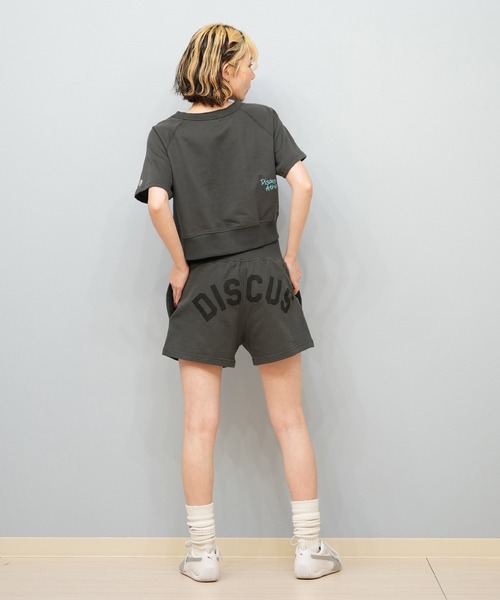 DISCUS ATHLETIC(ディスカス アスレチック)の「DISCUS ATHLETIC/ディスカスアスレチック ボクシングショートパンツ/スウェット 5287-5972(スウェットパンツ・レディース・オートミール/スミクロ/ライトブルー・M/L)」の8枚目の写真