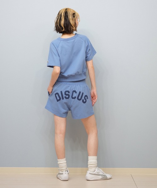 DISCUS ATHLETIC(ディスカス アスレチック)の「DISCUS ATHLETIC/ディスカスアスレチック ボクシングショートパンツ/スウェット 5287-5972(スウェットパンツ・レディース・オートミール/スミクロ/ライトブルー・M/L)」の13枚目の写真