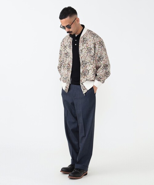 BEAMS PLUS（ビームスプラス）の「ワイド アイビー トラウザーズ（その他パンツ・メンズ・ネイビー・M/S/L）」の3枚目の写真