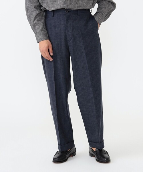 BEAMS PLUS（ビームスプラス）の「ワイド アイビー トラウザーズ（その他パンツ・メンズ・ネイビー・M/S/L）」の5枚目の写真