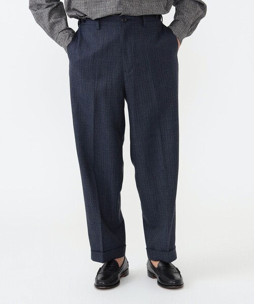 BEAMS PLUS（ビームスプラス）の「ワイド アイビー トラウザーズ（その他パンツ・メンズ・ネイビー・M/S/L）」の6枚目の写真