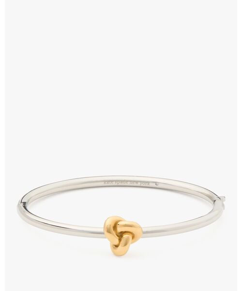【セール】ダブル ノット ヒンジド バングル（ピアス（両耳用））｜kate spade new york（ケイトスペード ニューヨーク）