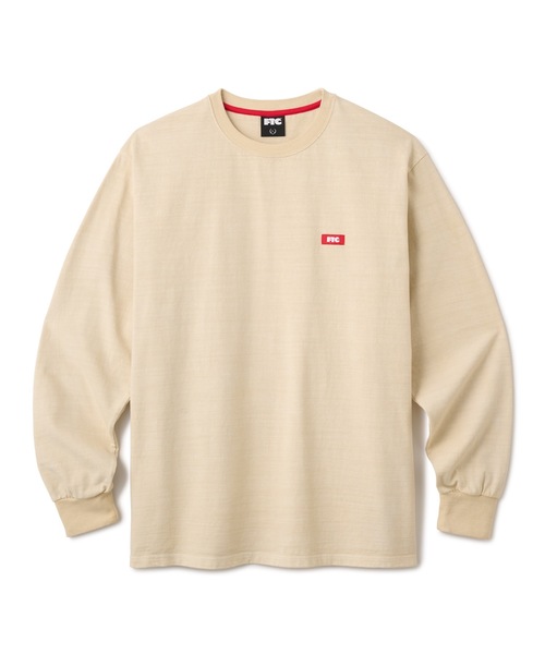 FTC（エフティーシー）の「PIGMENT DYED SMALL LOGO L/S TOP（Tシャツ/カットソー・メンズ・グリーン/タン/ホワイト/ブラック・LARGE/MEDIUM/X-LARGE/SMALL）」の3枚目の写真