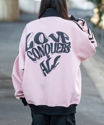 JOHN'S CLOSET | 【13】発砲ハートロゴプリント サイドラインハーフジップ(スウェット)