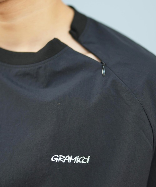 ムラサキスポーツ(ムラサキスポーツ)の「GRAMICCI×DEAR LAUREL ナイロン半袖Tシャツ 水陸両用/ユーティリティ 撥水 セットアップ対応 GMJ5-S2008(Tシャツ/カットソー・メンズ・ブラウン/ブラック・XL/M/L)」の10枚目の写真