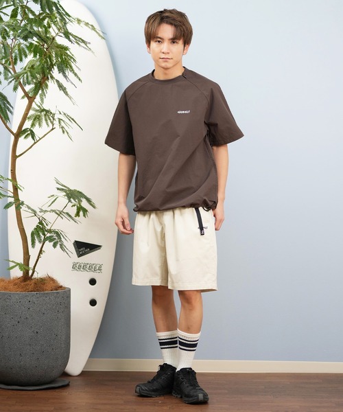 ムラサキスポーツ(ムラサキスポーツ)の「GRAMICCI×DEAR LAUREL ナイロン半袖Tシャツ 水陸両用/ユーティリティ 撥水 セットアップ対応 GMJ5-S2008(Tシャツ/カットソー・メンズ・ブラウン/ブラック・XL/M/L)」の16枚目の写真