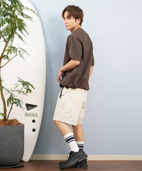 ムラサキスポーツ(ムラサキスポーツ)の「GRAMICCI×DEAR LAUREL ナイロン半袖Tシャツ 水陸両用/ユーティリティ 撥水 セットアップ対応 GMJ5-S2008(Tシャツ/カットソー・メンズ・ブラウン/ブラック・XL/M/L)」の17枚目の写真