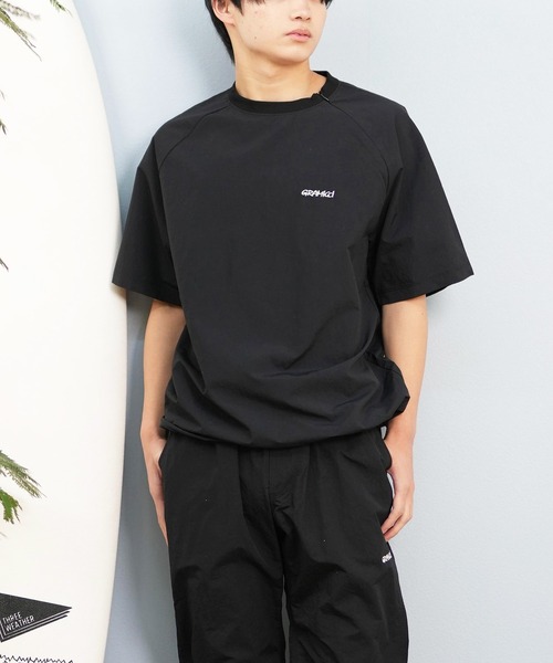 ムラサキスポーツ(ムラサキスポーツ)の「GRAMICCI×DEAR LAUREL ナイロン半袖Tシャツ 水陸両用/ユーティリティ 撥水 セットアップ対応 GMJ5-S2008(Tシャツ/カットソー・メンズ・ブラウン/ブラック・XL/M/L)」の20枚目の写真